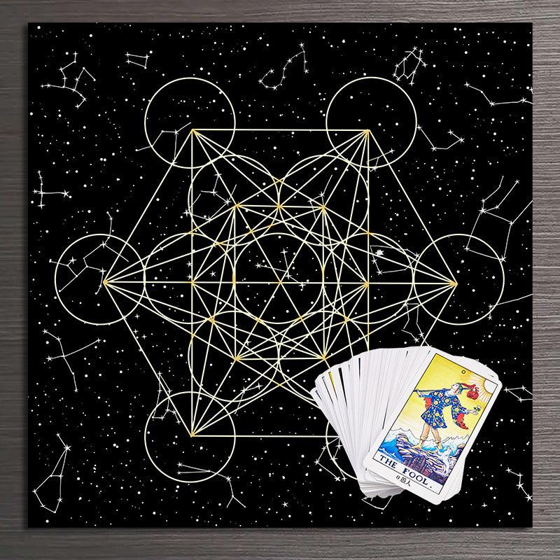 Tarot Tapestry Zodiac Tarot Tablecloth Scarf Altar Cloth Tarot Cloth
