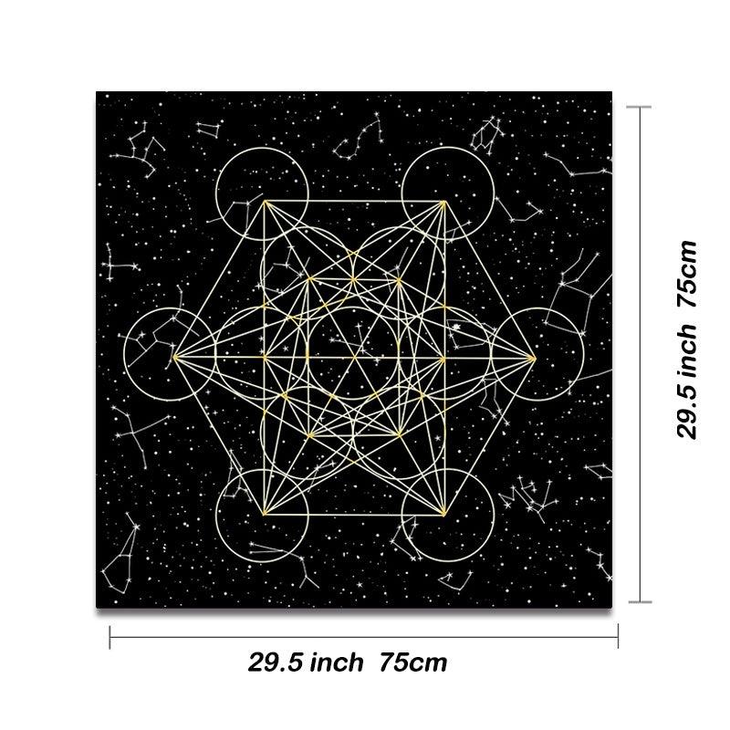 Tarot Tapestry Zodiac Tarot Tablecloth Scarf Altar Cloth Tarot Cloth