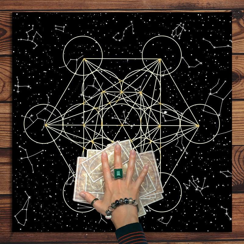 Tarot Tapestry Zodiac Tarot Tablecloth Scarf Altar Cloth Tarot Cloth