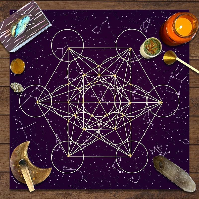 Tarot Tapestry Zodiac Tarot Tablecloth Scarf Altar Cloth Tarot Cloth