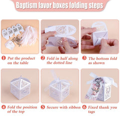 Set Back Gift Angel Keychain 12 Packs Candy Boxes Thank You Cards