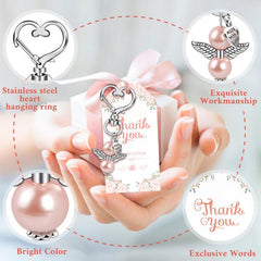 Set Back Gift Angel Keychain 12 Packs Candy Boxes Thank You Cards