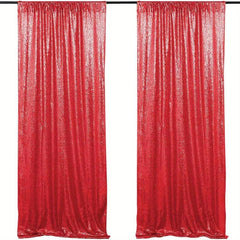 2pcs Sequin Backdrop Cloth Wedding Decoration
