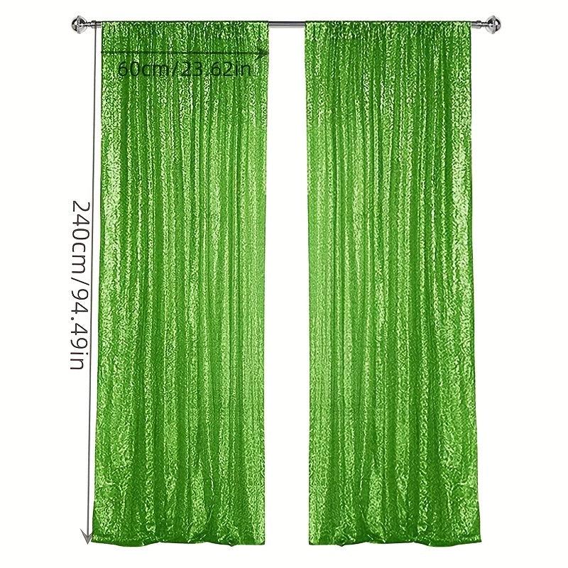 2pcs Sequin Backdrop Cloth Wedding Decoration
