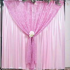 2pcs Sequin Backdrop Cloth Wedding Decoration