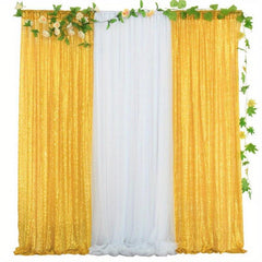 2pcs Sequin Backdrop Cloth Wedding Decoration