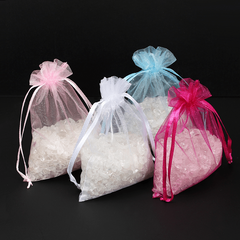 100pcs Organza Drawstrings Bags Jewelry Gift Package Yarn Pouch