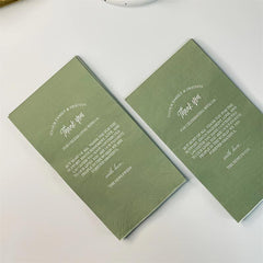 20pcs Green Wedding Paper Napkins, Texting Printed Decor Paper Guest Towels