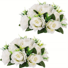2pcs Artificial Flower Ball Arrangement Bouquet Wedding Flower Balls