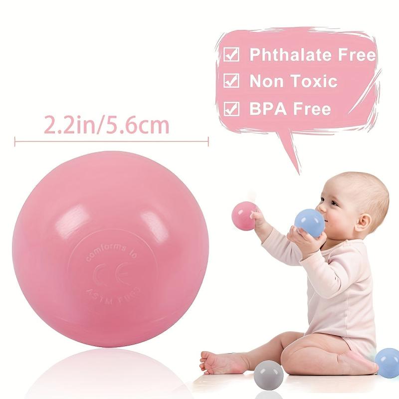 20pcs Soft Plastic Ocean Ball Pit Balls for Play Tent Water Pool Game