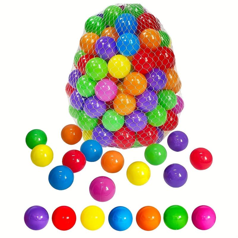 20pcs Soft Plastic Ocean Ball Pit Balls for Play Tent Water Pool Game