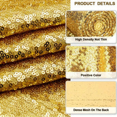 Rose Gold Sequin Table Runner Wedding Party Christmas Decor
