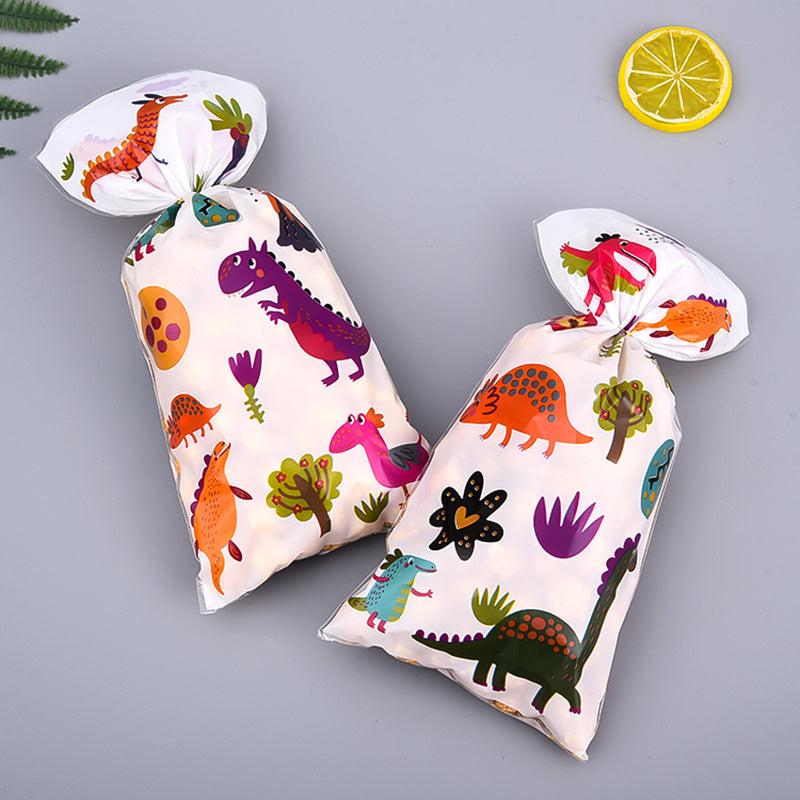 30pcs Dinosaur Plastic Gift Bags for Birthday Parties and Decorations