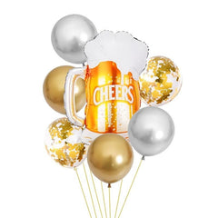Champagne Bottle Aluminum Foil Balloon for Party Decor