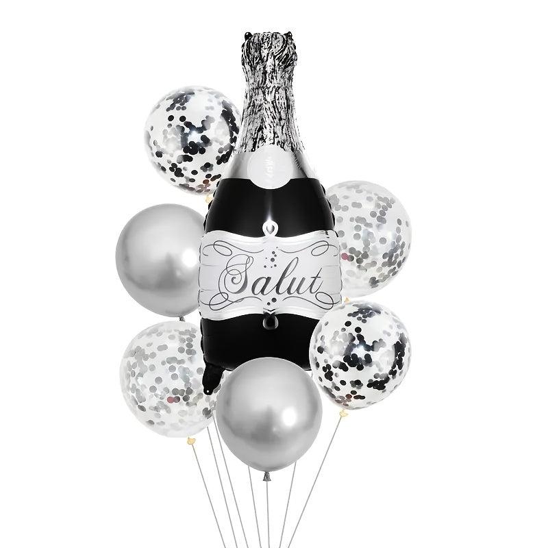Champagne Bottle Aluminum Foil Balloon for Party Decor