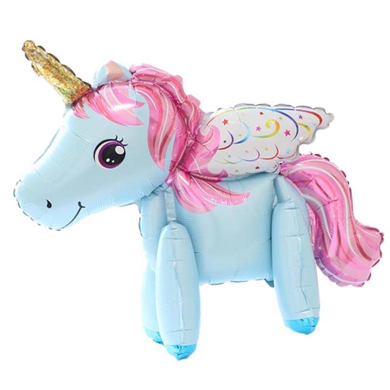 Unicorn Balloon Party Birthday Decorations Baby Shower Aluminum Film Balloon