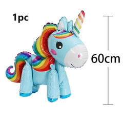 Unicorn Balloon Party Birthday Decorations Baby Shower Aluminum Film Balloon