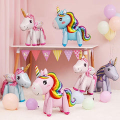 Unicorn Balloon Party Birthday Decorations Baby Shower Aluminum Film Balloon