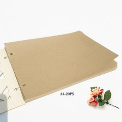 Heart Tree Wooden Wedding Guest Book for Signing In Guests and Memories