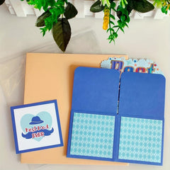 3D Pop Up Fathers Card from Daughter Son - Happy Dad Birthday Gift Set