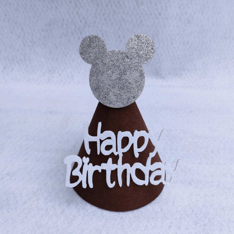 Glitter Star Birthday Hat for Kids' Parties and Summer Holidays