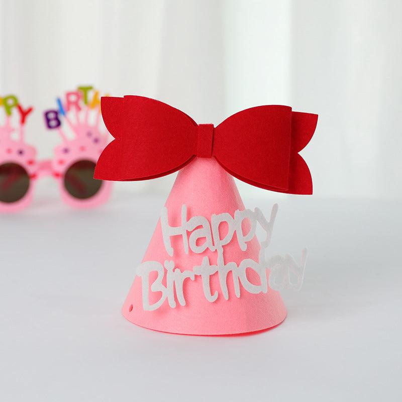 Glitter Star Birthday Hat for Kids' Parties and Summer Holidays