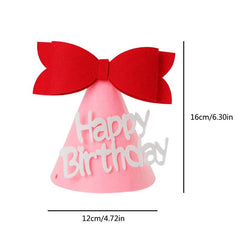 Glitter Star Birthday Hat for Kids' Parties and Summer Holidays