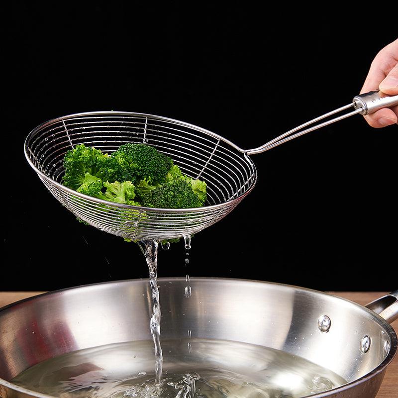 Stainless Steel Filter Mesh Hot Pot Frying Filter Large Colander Grid