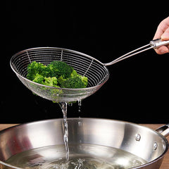 Stainless Steel Filter Mesh Hot Pot Frying Filter Large Colander Grid