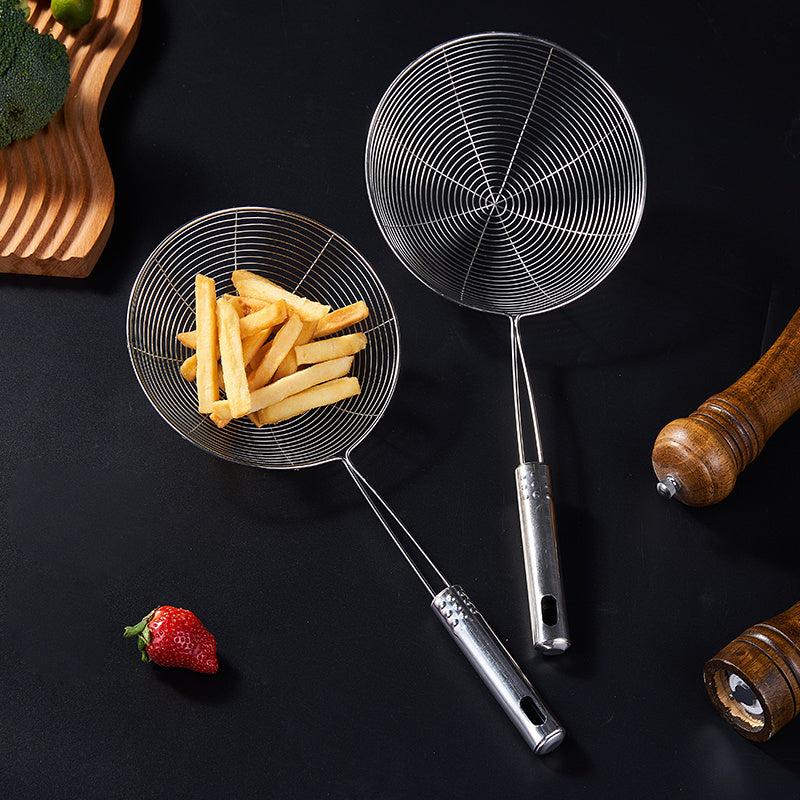 Stainless Steel Filter Mesh Hot Pot Frying Filter Large Colander Grid