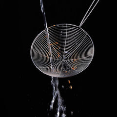 Stainless Steel Filter Mesh Hot Pot Frying Filter Large Colander Grid