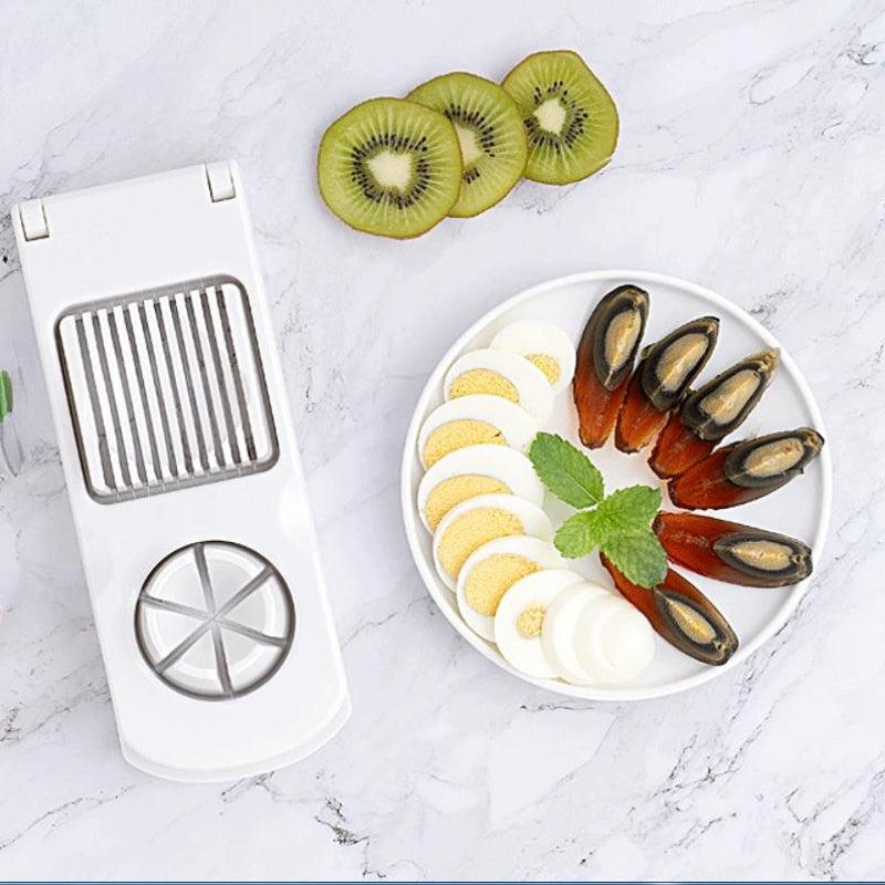 Fancy Petal Egg Slicer Splitter 2-In-1 Kitchen Egg Cutter