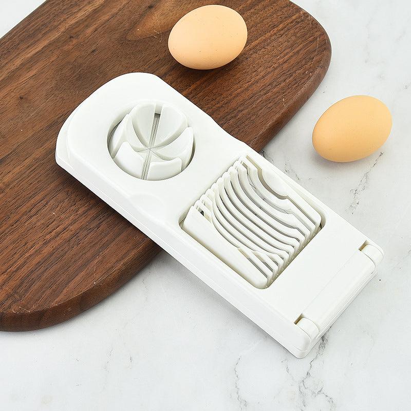 Fancy Petal Egg Slicer Splitter 2-In-1 Kitchen Egg Cutter