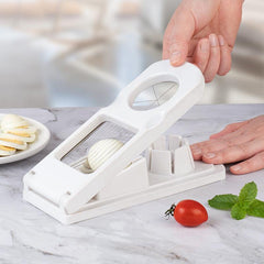 Fancy Petal Egg Slicer Splitter 2-In-1 Kitchen Egg Cutter