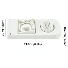 Fancy Petal Egg Slicer Splitter 2-In-1 Kitchen Egg Cutter