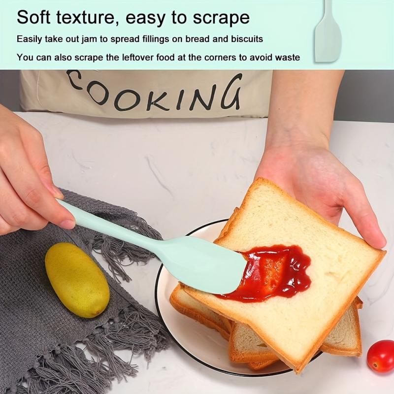 5Pcs Silicone Spatula Set Kitchen Cooking Utensils Box
