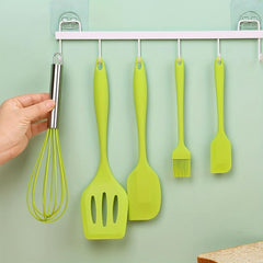 5Pcs Silicone Spatula Set Kitchen Cooking Utensils Box