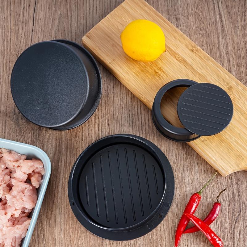 3-in-1 Burger Press Patty Maker Non-Stick Stuffed Burger Mold BBQ Grill Tool