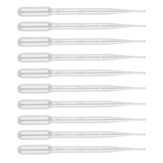 10 Pcs 3ml Graduated Plastic Pipettes Transfer Pipettes