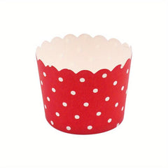 50pcs Disposable Flower Pattern Cupcake Liners 5cmx4 Baking Tools