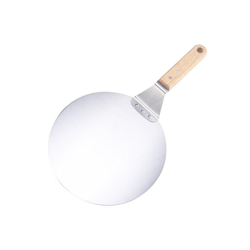 Stainless Steel Pizza Spatula with Wooden Handle - Pizza Scraper Paddle
