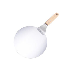 Stainless Steel Pizza Spatula with Wooden Handle - Pizza Scraper Paddle