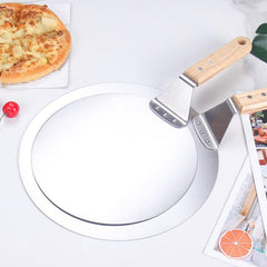 Stainless Steel Pizza Spatula with Wooden Handle - Pizza Scraper Paddle