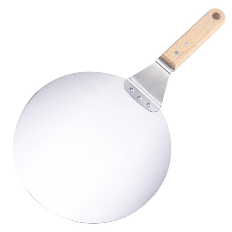 Stainless Steel Pizza Spatula with Wooden Handle - Pizza Scraper Paddle
