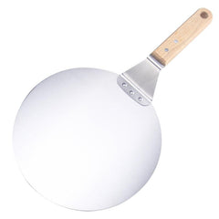Stainless Steel Pizza Spatula with Wooden Handle - Pizza Scraper Paddle