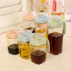 Large Capacity Glass Bottle Leak-proof Soy Sauce Dispenser