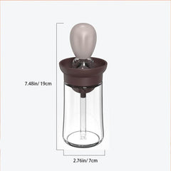 Silicone Dispenser Bottle with Brush for Cooking BBQ Pancake