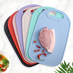 Durable Straw Kitchen Cutting Board for Easy Food Prep