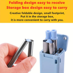 Collapsible Stainless Steel Reusable Straws for Travel Eco Friendly