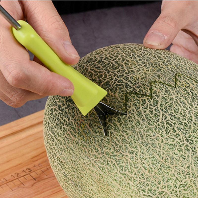 3-in-1 Stainless Steel Fruit Slicer Cutter Digger